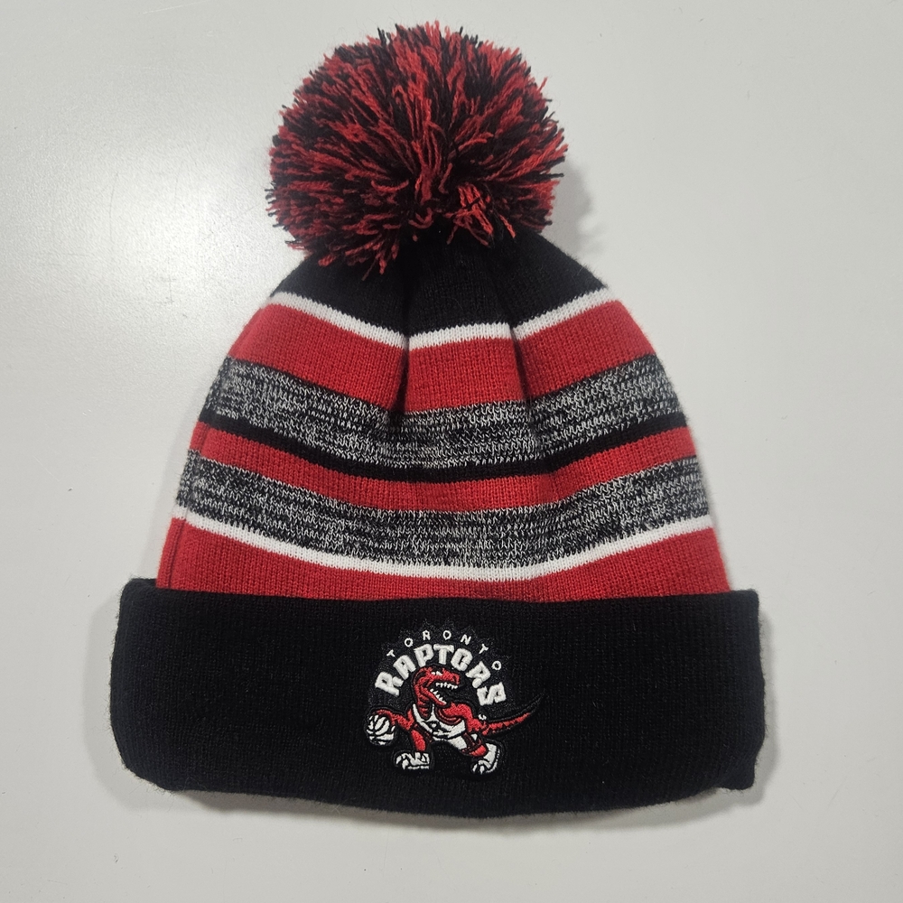 Toronto Raptors Pom-Pom Toque - Red and Black